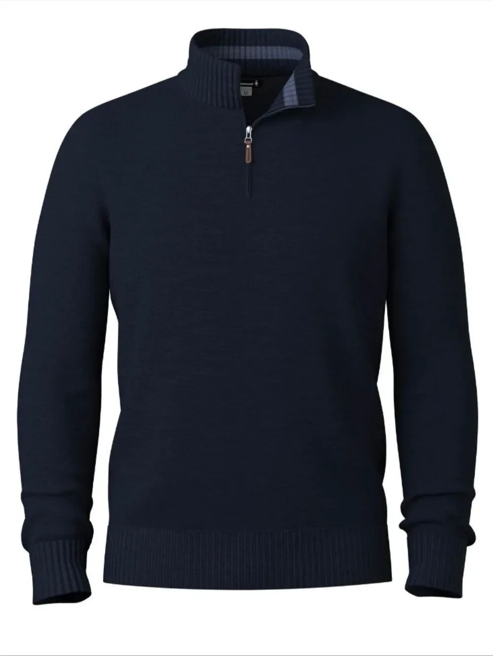 Smartwool Men's Quarter-Zip Sweater - Blue Large